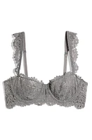 Etam Success Underwire Balconette Bra Grey at Nordstrom,