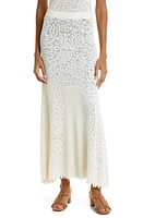 Ulla Johnson Ros Pointelle Jacquard Maxi Skirt in Alabaster at Nordstrom, Size Small