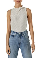 ASTR the Label Funnel Neck Plissé Top at Nordstrom,