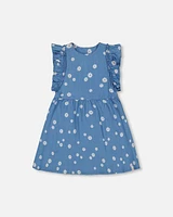 Deux Par Deux Girl's Floral Chambray Dress at Nordstrom