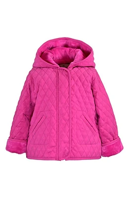 Widgeon Barn Faux Fur Lined Hooded Jacket Magenta at Nordstrom,