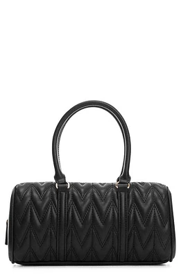 MANGO Quilted Double Handle Crossbody Bag in Black at Nordstrom