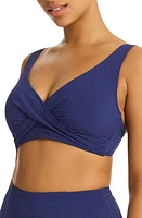 Sea Level Cross Front Multifit Bikini Top at Nordstrom, Us