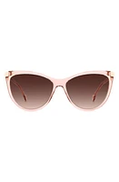 Carolina Herrera 57mm Cat Eye Sunglasses in Nude at Nordstrom