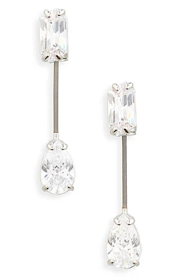 Swarovski Mesmera Crystal Drop Earrings in Silver at Nordstrom