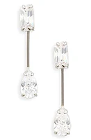 Swarovski Mesmera Crystal Drop Earrings in Silver at Nordstrom