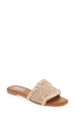 Steve Madden Lakeshore Woven Raffia Slide Sandal at Nordstrom,