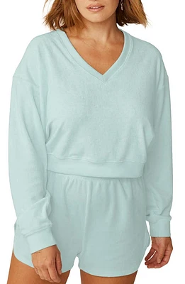 Beyond Yoga Tropez Terry Cloth Sweatshirt at Nordstrom,