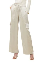 French Connection Chloetta Satin Cargo Pants at Nordstrom,