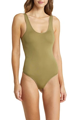 HOUSE OF CB Luca Bodysuit Khaki at Nordstrom,