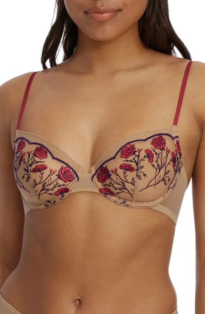 Skarlett Blue Enamoured Balconette Underwire Bra at Nordstrom,