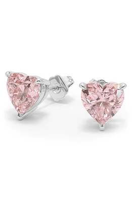 HauteCarat Pink Lab Created Diamond Stud Earrings in 18K Gold at Nordstrom