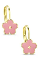 Lily Nily Kids' Flower Drop Earrings in Pink at Nordstrom