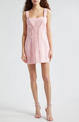 Ramy Brook Linda Exposed Seam Sheath Minidress Pink Tulip at Nordstrom,