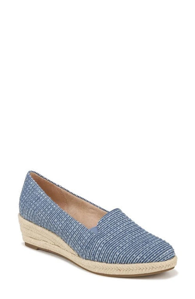 LifeStride Kamille Espadrille Wedge Slip-On Midblue at Nordstrom,