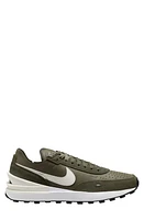 Nike Waffle One Leather Sneaker Olive/Sail/Khaki/White at Nordstrom,