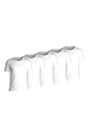 BOSS Men's 5-Packs Cotton Crewneck T-Shirts White at Nordstrom,