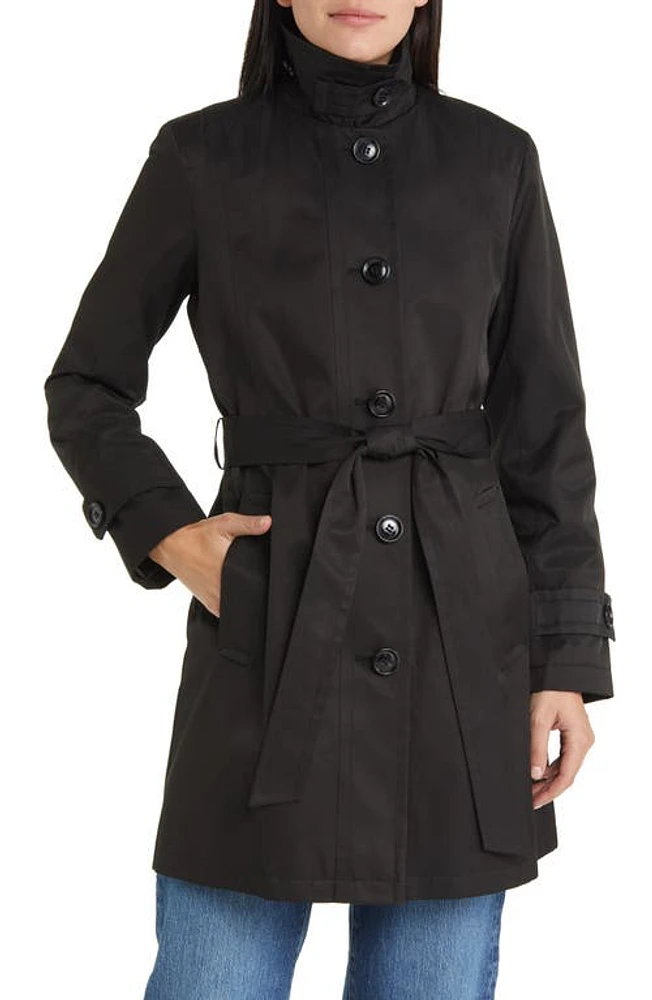 Sam Edelman Trench Coat in Black at Nordstrom, Size X-Large