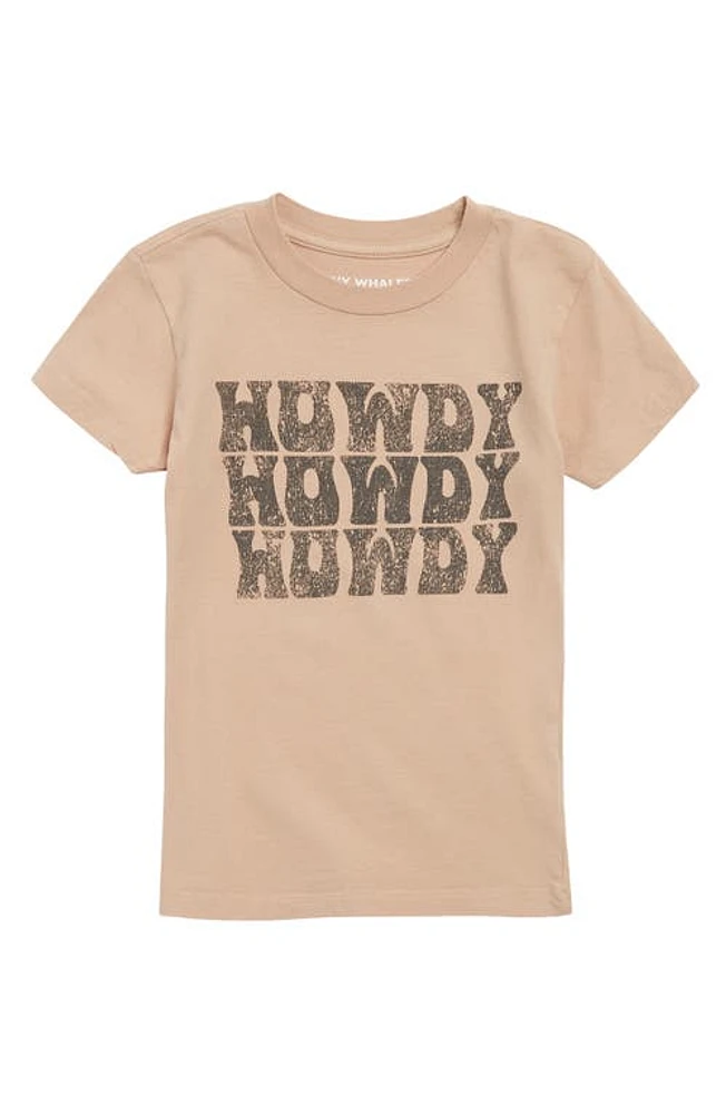 Tiny Whales Kids' Howdy Graphic T-Shirt Wheat at Nordstrom,