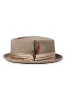 Brixton Stout Pork Pie Wool Hat Safari at Nordstrom,