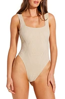 Vitamin A Mika One-Piece Swimsuit in Natural at Nordstrom, Size X-Small