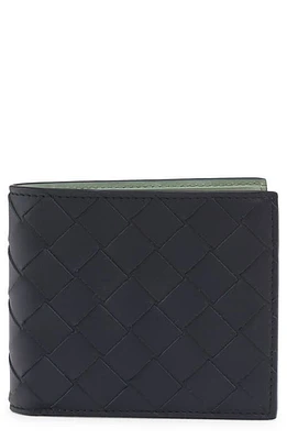 Bottega Veneta Intrecciato Calfskin Leather Bifold Wallet in 4171 Space/New Sauge at Nordstrom