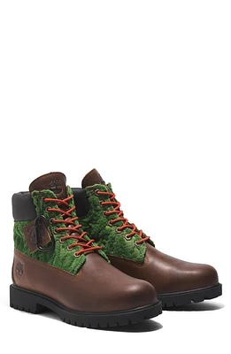 Timberland Heritage 6-Inch Waterproof Lace-Up Boot Medium Brown at Nordstrom,