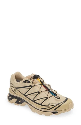 Salomon XT-6 Gore-Tex Waterproof Sneaker Safari/Safari/Black at Nordstrom, Women's