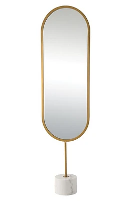 Renwil Taio Floor Mirror in Mirror Antique Brass at Nordstrom