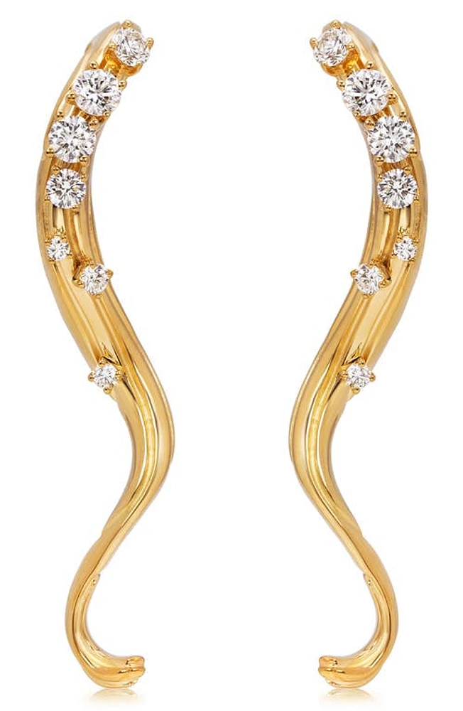 Hueb Bahia Diamond Drop Earrings in Yellow Gold at Nordstrom