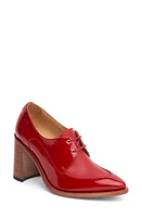 The Office of Angela Scott Miss Cleo Pointed Toe Loafer Pump Chili Pepper at Nordstrom,