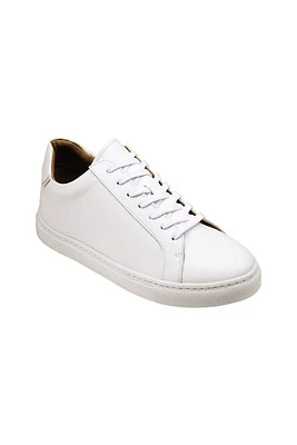 Charles Tyrwhitt Leather Sneaker in White at Nordstrom, Size 8