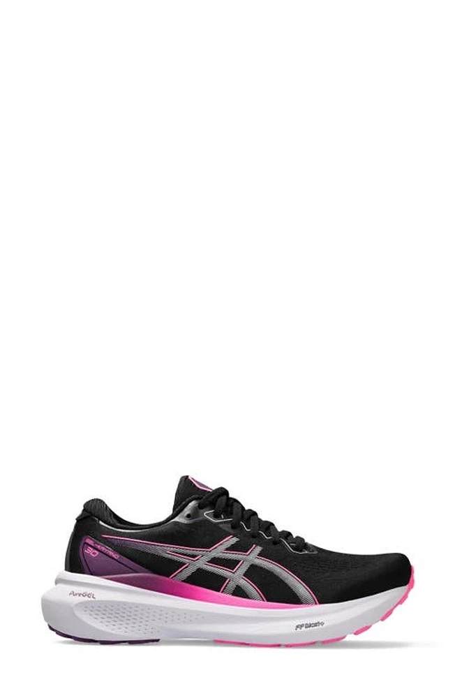 ASICS GEL-KAYANO 30 Running Shoe in Black/Lilac Hint at Nordstrom, Size 9