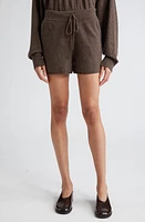 Loulou Studio Toran Cashmere Shorts Grizzly Melange at Nordstrom,