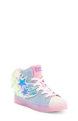 SKECHERS Kids' Twi-Lites 2.0 Light-Up High Top Sneaker Lavender/Pink at Nordstrom, M