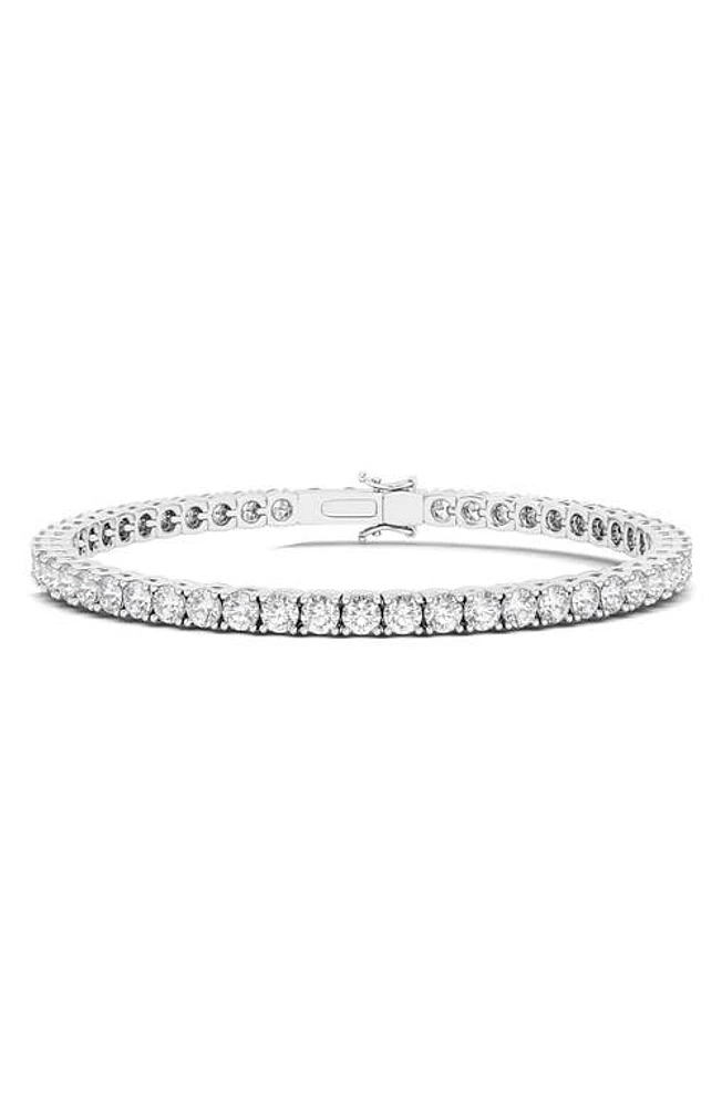 HauteCarat Lab Created Diamond Tennis Bracelet in Gold at Nordstrom