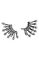 Hueb Luminous Diamond Stud Earrings in Black Rhodium at Nordstrom