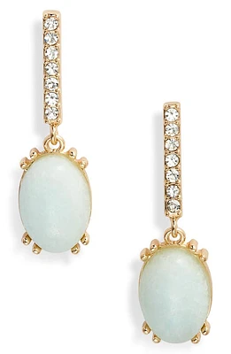 Nordstrom Stone Drop Earrings in Seafoam- Gold at Nordstrom