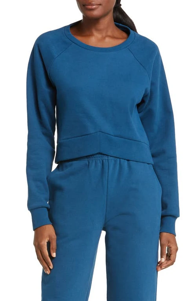 Beyond Yoga Uplift Crop Sweatshirt at Nordstrom,