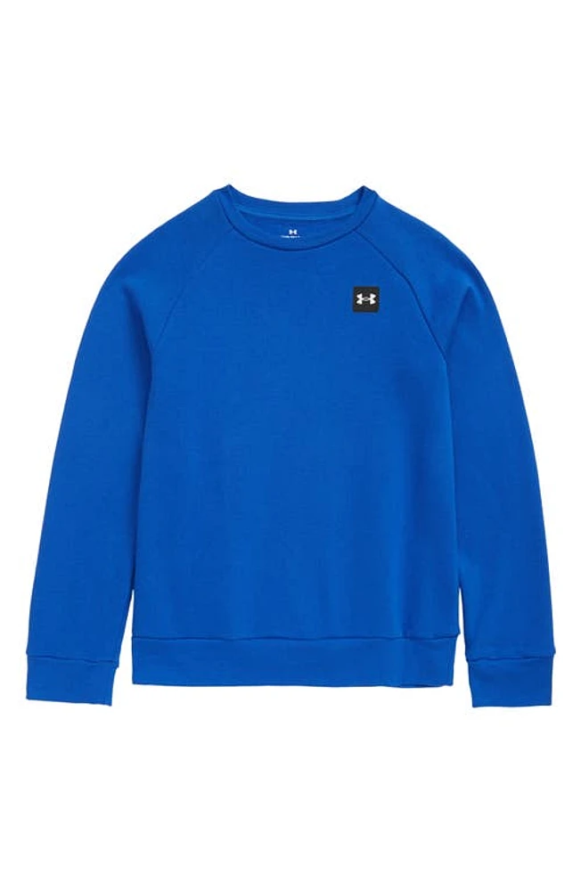 Under Armour Kids' Rival Fleece Sweatshirt in Versa Blue at Nordstrom, Size Xl