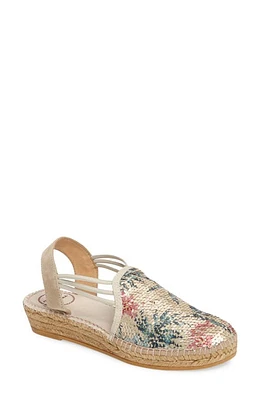 Toni Pons 'Noa' Espadrille Sandal in Multi Fabric/Beige Suede at Nordstrom, Size 5.5-6Us