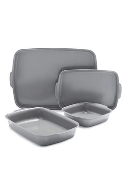 GreenPan 4-Piece Premiere Nonstick Ceramic Ovenware Set in Grey Tones at Nordstrom