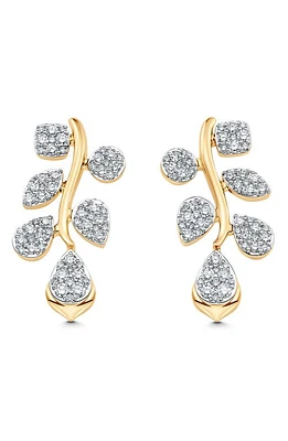 Sara Weinstock Lierre Pavé Diamond Drop Earrings in Yellow Gold at Nordstrom