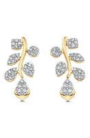 Sara Weinstock Lierre Pavé Diamond Drop Earrings in Yellow Gold at Nordstrom