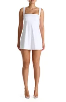 Naked Wardrobe Sleeveless Minidress White at Nordstrom,