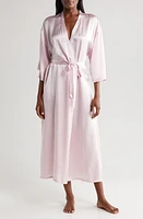 Nordstrom Washable Silk Longline Robe at Nordstrom,