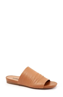 SoftWalk Camano Slide Sandal Tan at Nordstrom,