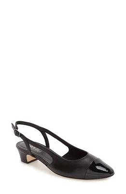 VANELi 'Aliz' Slingback Pump Black Leather at Nordstrom,