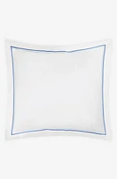 Matouk Essex Cotton Percale Euro Sham in Azure at Nordstrom