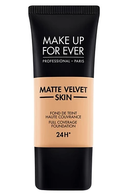 Make Up For Ever Matte Velvet Skin Full Coverage Foundation in Y315-Sand at Nordstrom